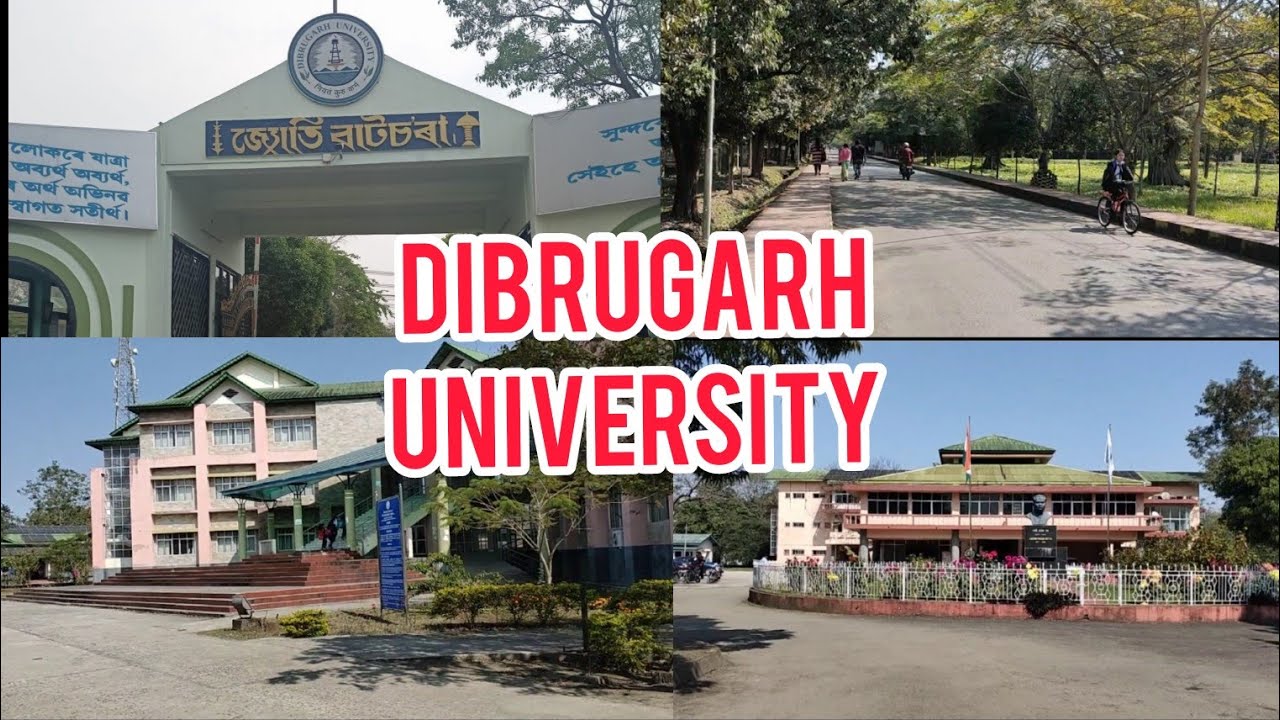Dibrugarh University campus tour চাও আহক।  Assamese Vlog