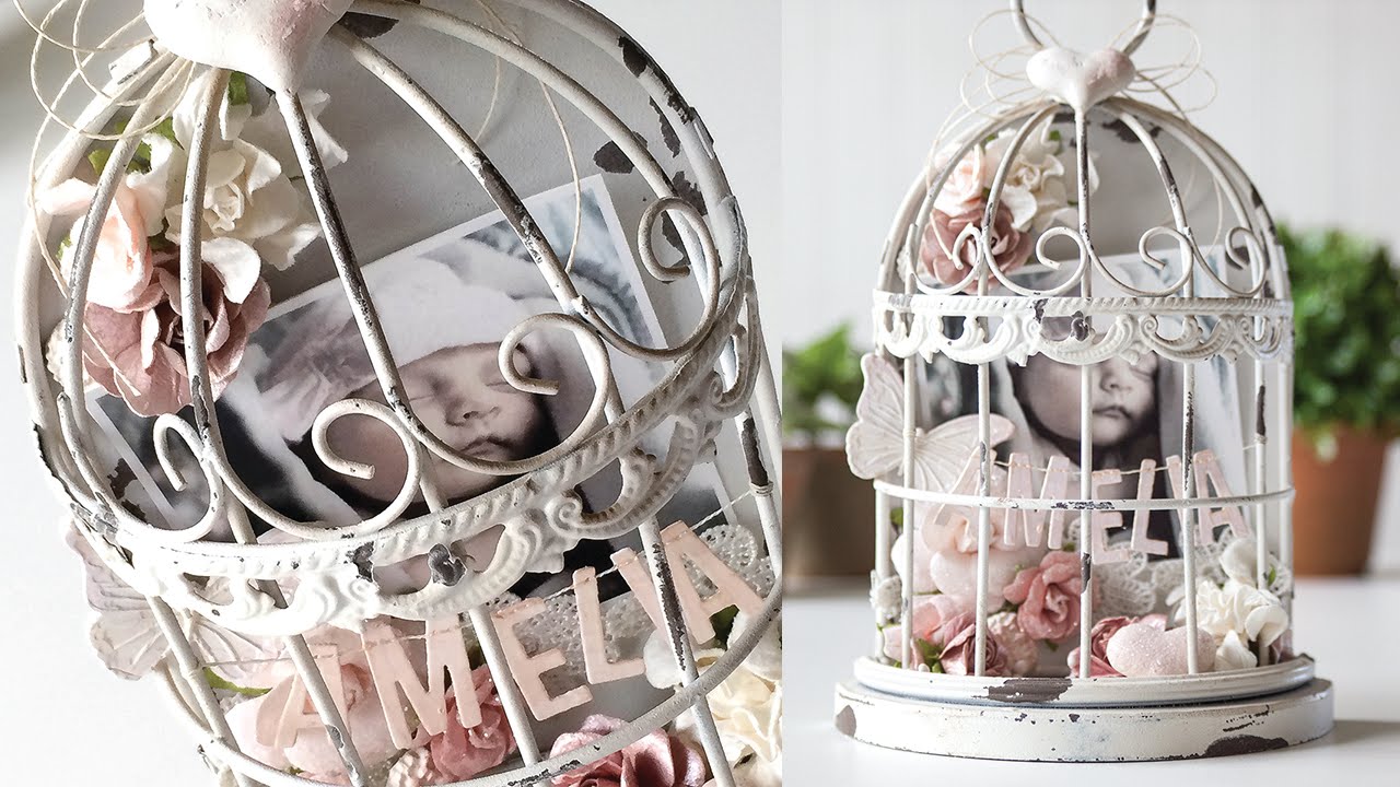 Prima Frameworks Birdcage: Shabby Chic Photo Display with Shari Carroll