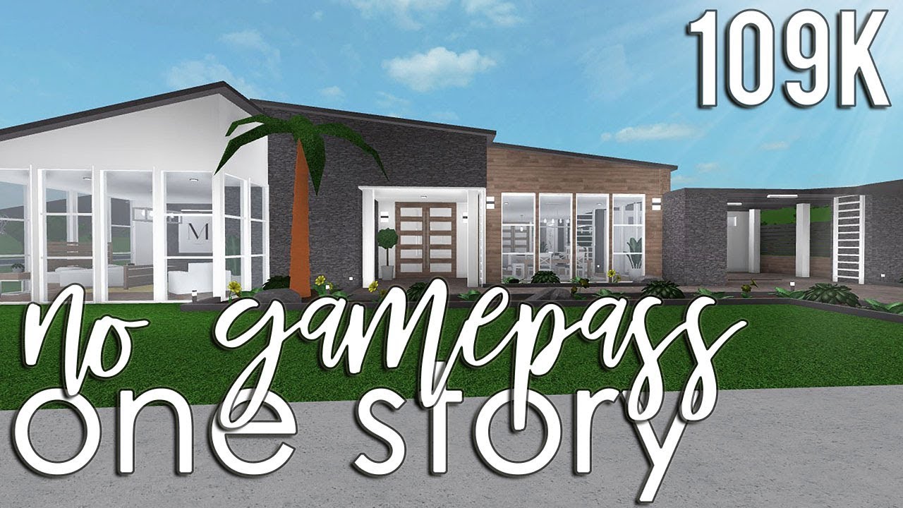 ROBLOX | Bloxburg: No Gamepass One Story 109k