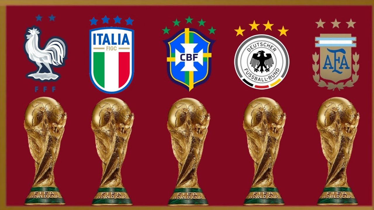 TODOS OS CAMPEÕES DA COPA DO MUNDO DA FIFA (1930 - 2022)