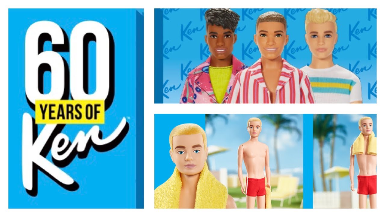 ❤️ KEN 60th Anniversary Doll. ✅ 60 YEARS of Ken. 1969-2021 Barbie signature SILKSTONE.
