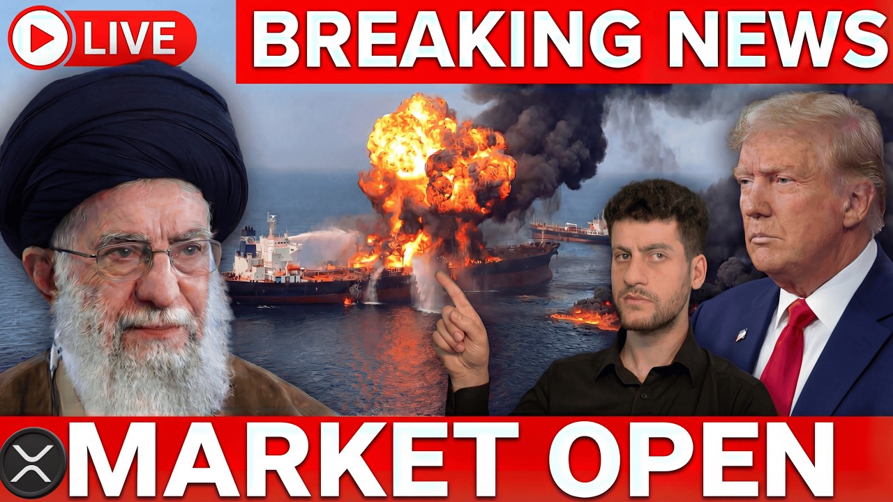 🚨 LIVE Market Open: Iran-Israel War Escalation - Strait of Hormuz Crisis, Oil, Gold, Stocks & XRP