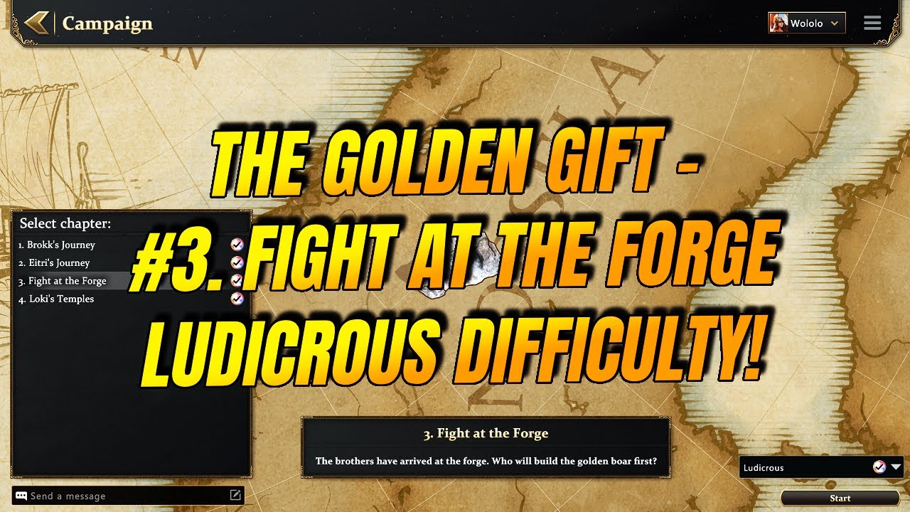 #3. Fight at the Forge - LUDICROUS - Age of Mythology: Retold - The Golden Gift Campaign!