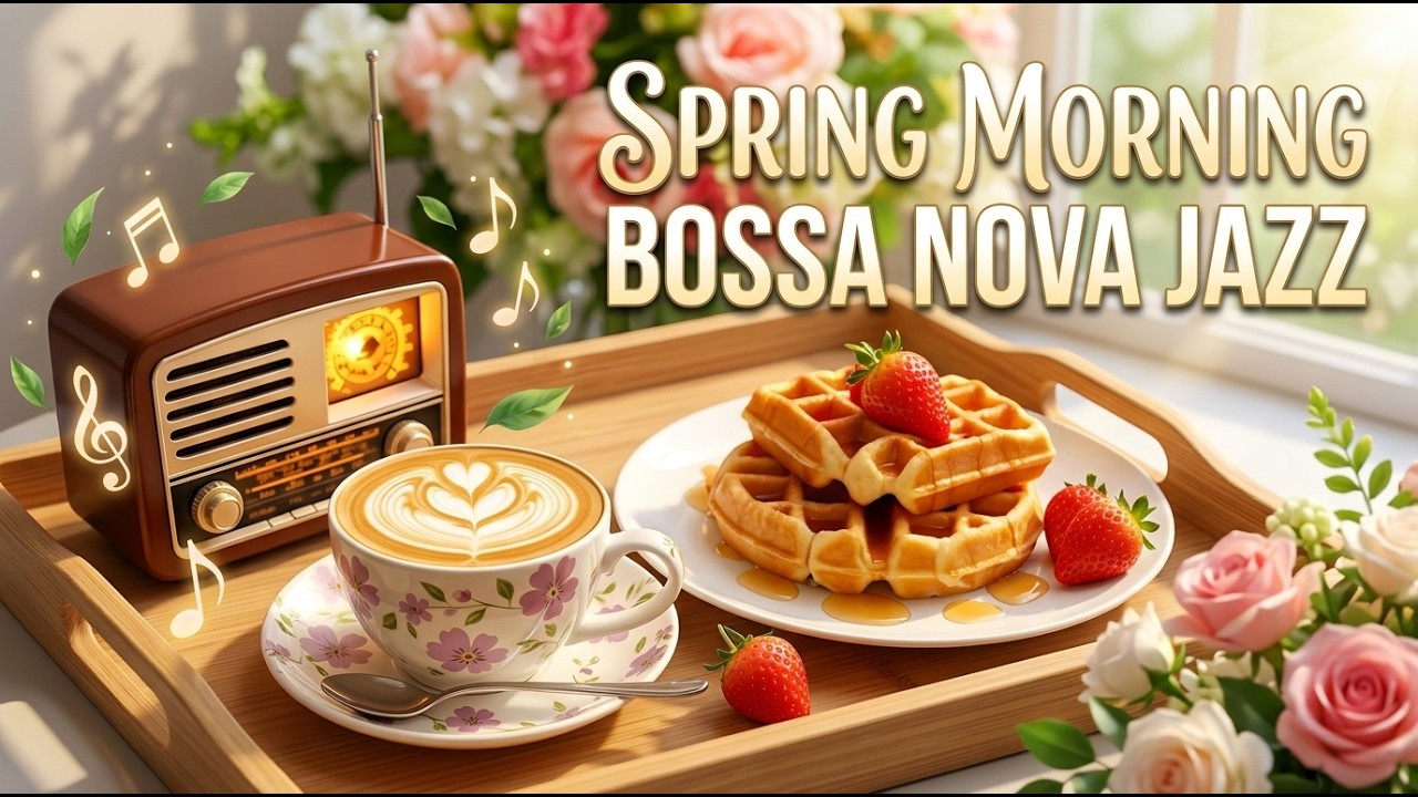 Spring Bossa Nova Morning Jazz – Cozy Cafe Instrumental for Focus and Relax