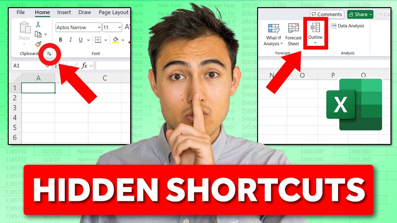 10 Hidden Time Saving Hacks in Excel