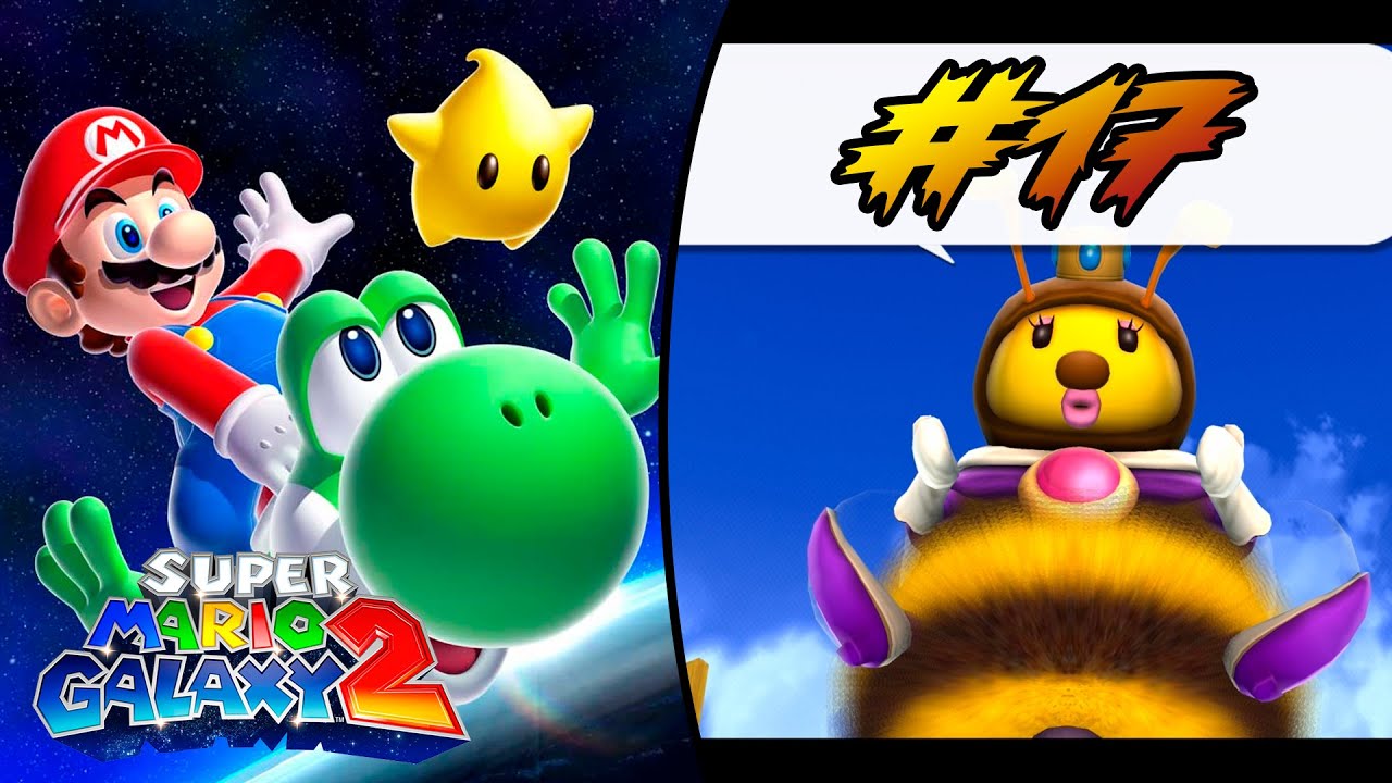 Rascando a la abeja reina - Super Mario Galaxy 2 #17