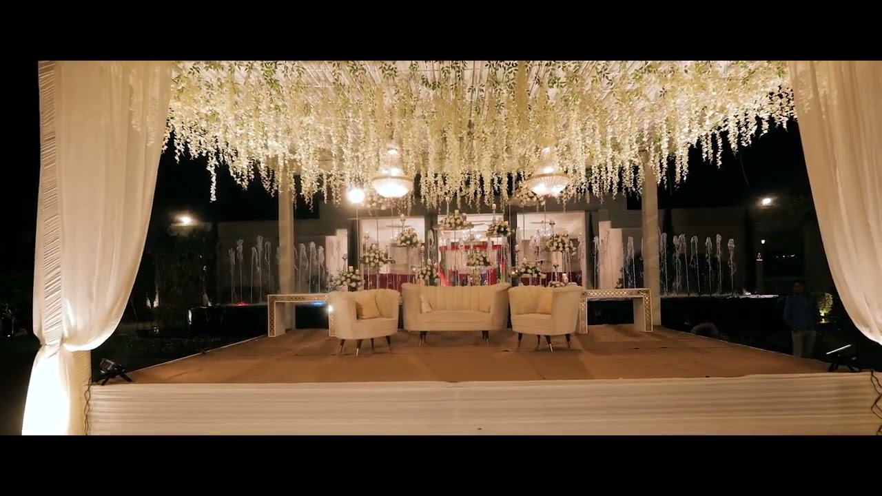 BEST WEDDING VENUE | DELHI | SATVIK BY CHABRA FARM #weddingdecoration #weddinginspo #weddingvideo