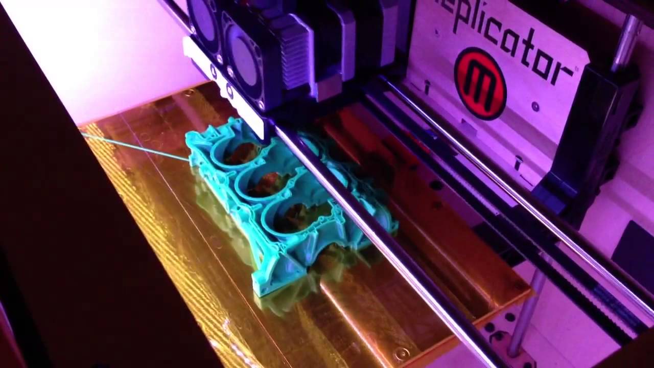 Ford V6 Makerbot Replicator 3D print