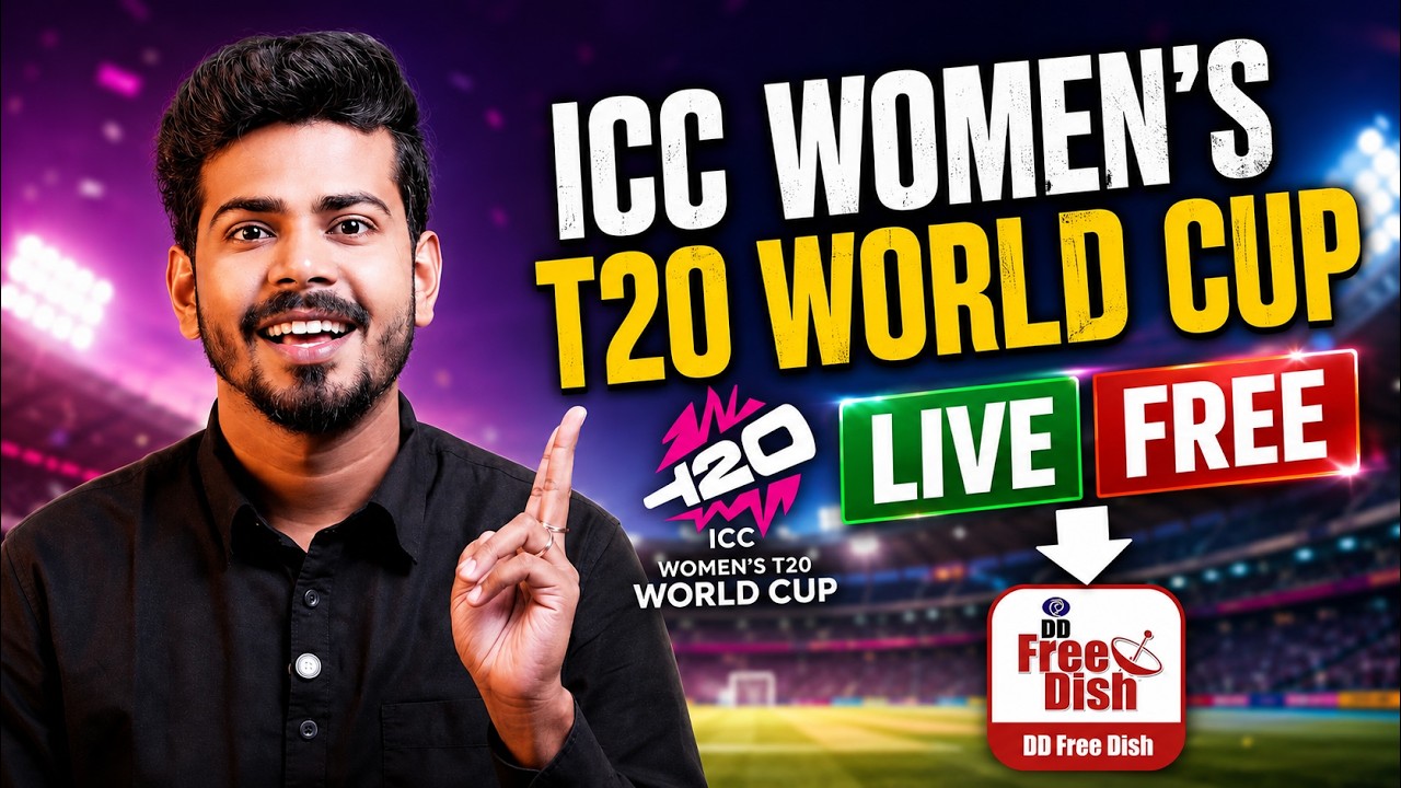 Women's T20 World Cup 2026 Live on DD Free Dish - Which Channel to Watch Women's T20 World Cup 2026?