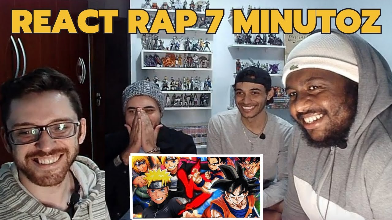 React RAP Goku, Gohan e Bardock VS. Naruto, Boruto e Minato | Duelo de Titãs 7 Minutoz