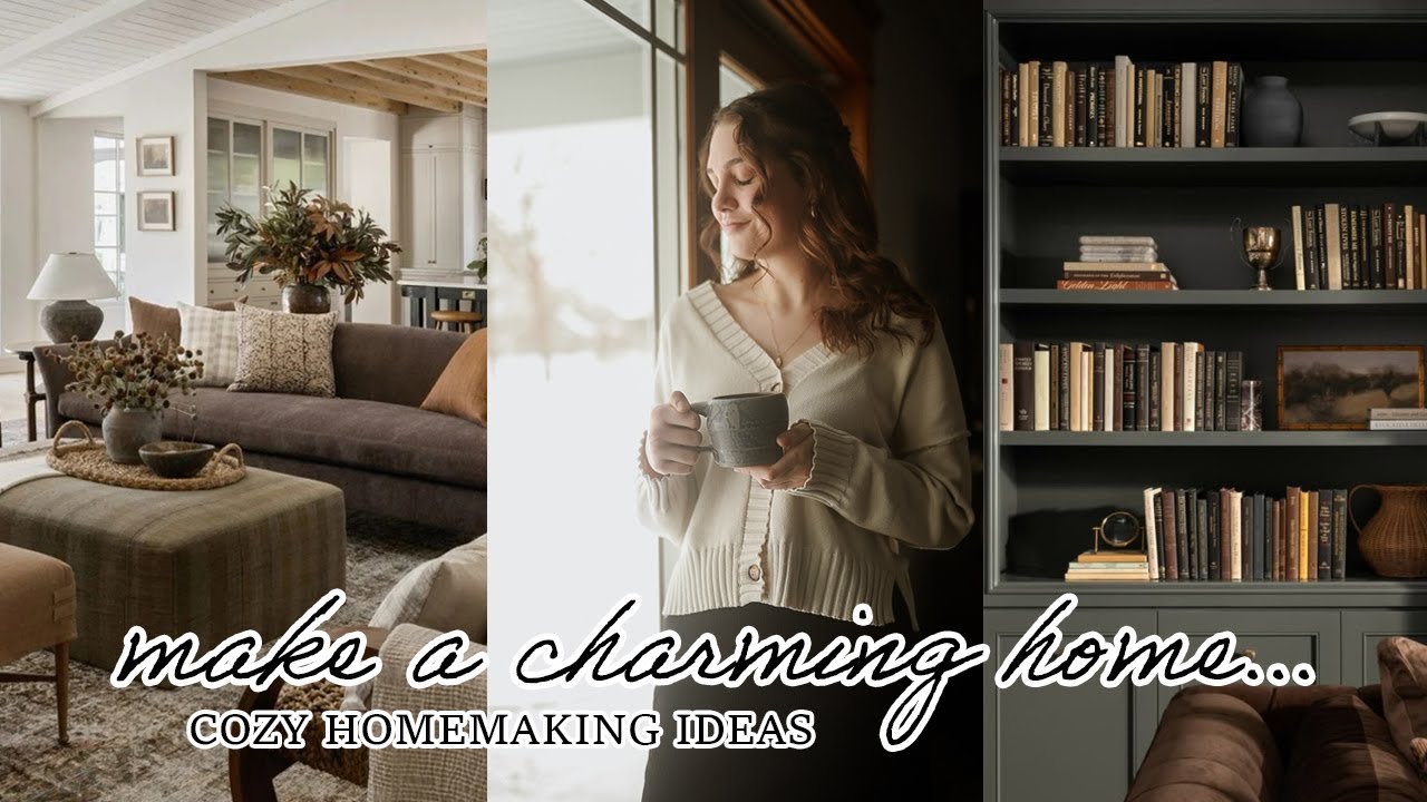 how to make a home CHARMING & COZY | ways to give your home character & vintage charm on a budget