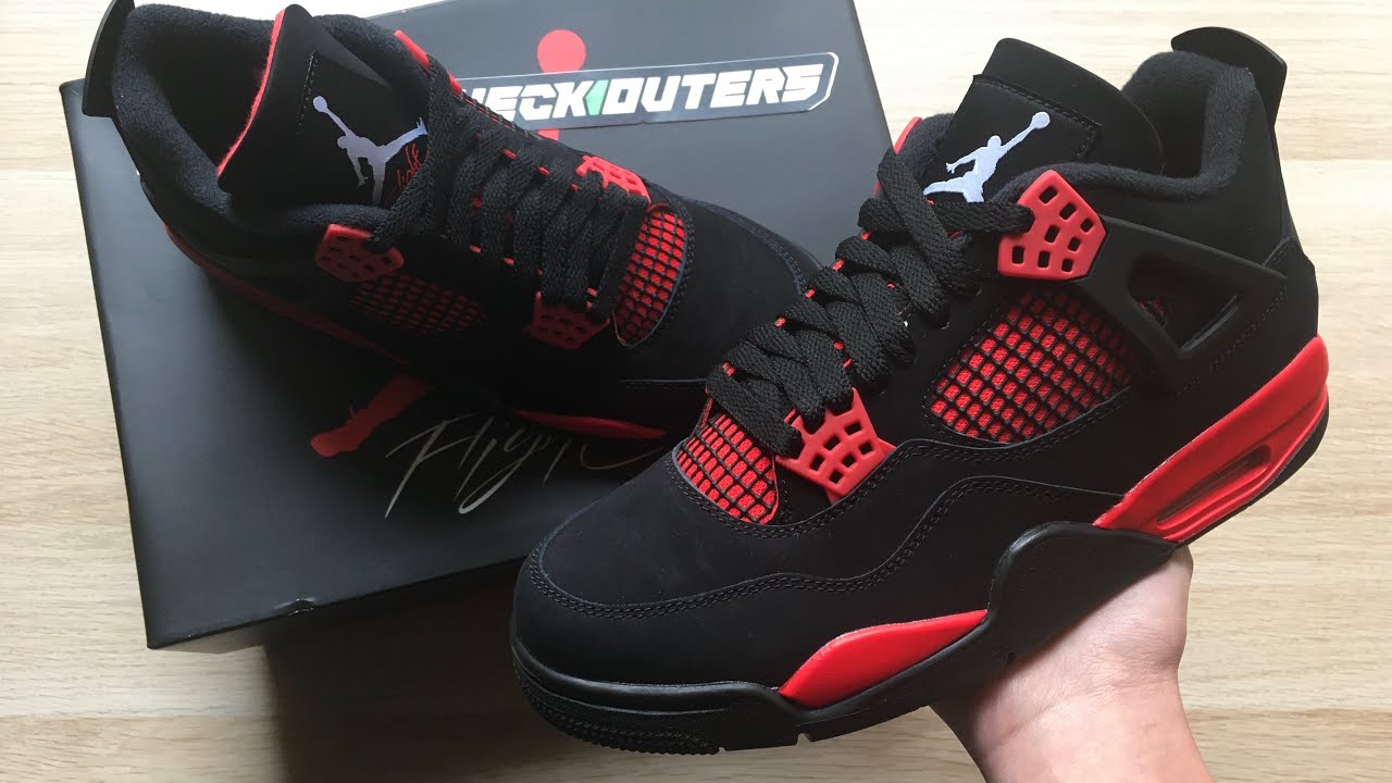 Air Jordan 4 &ldquo;Red Thunder&rdquo; - Unboxing and first look!