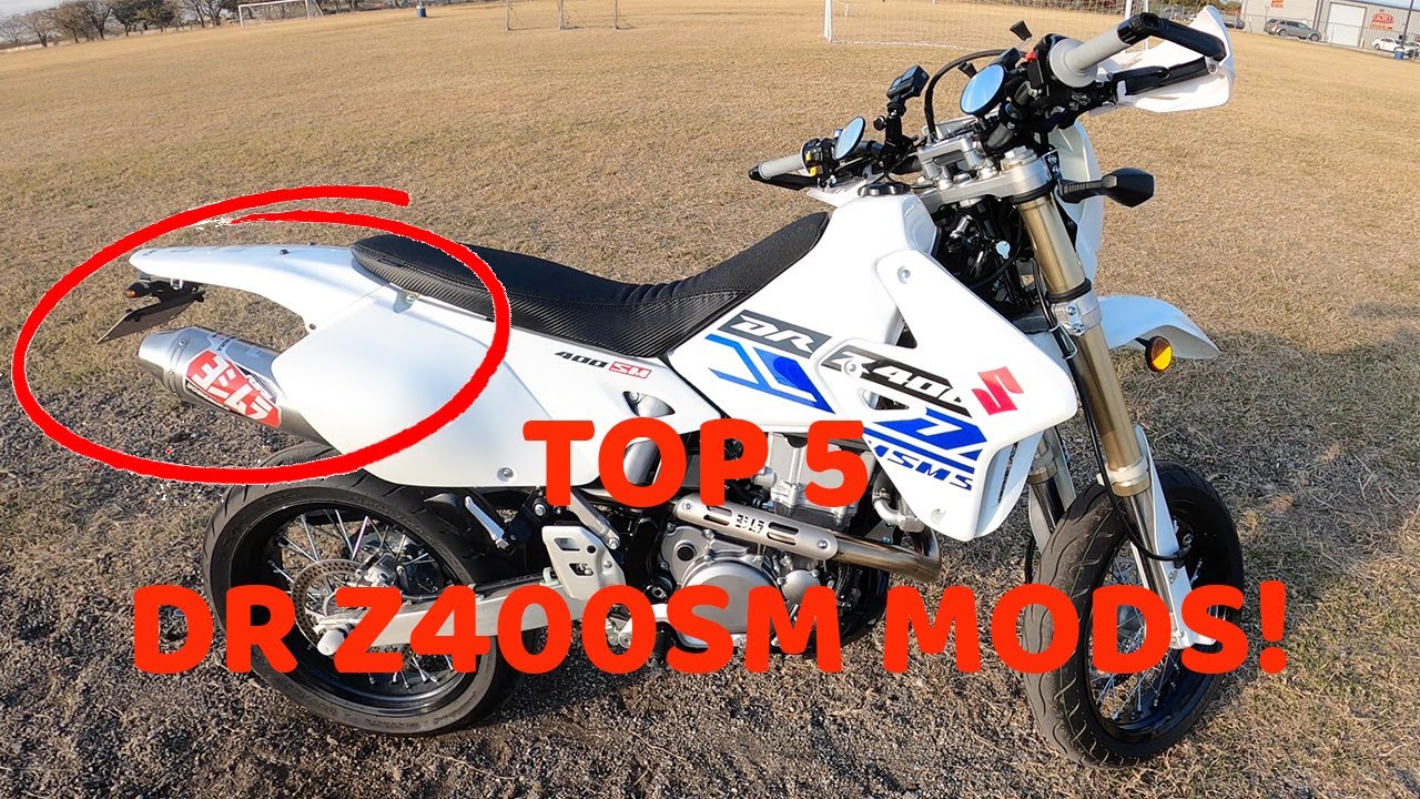 TOP 5 DRZ400sm MODS!