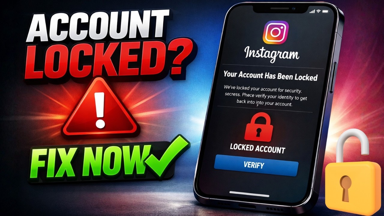 Instagram Account Locked & Can't Login? Do This RIGHT NOW to Recover It!