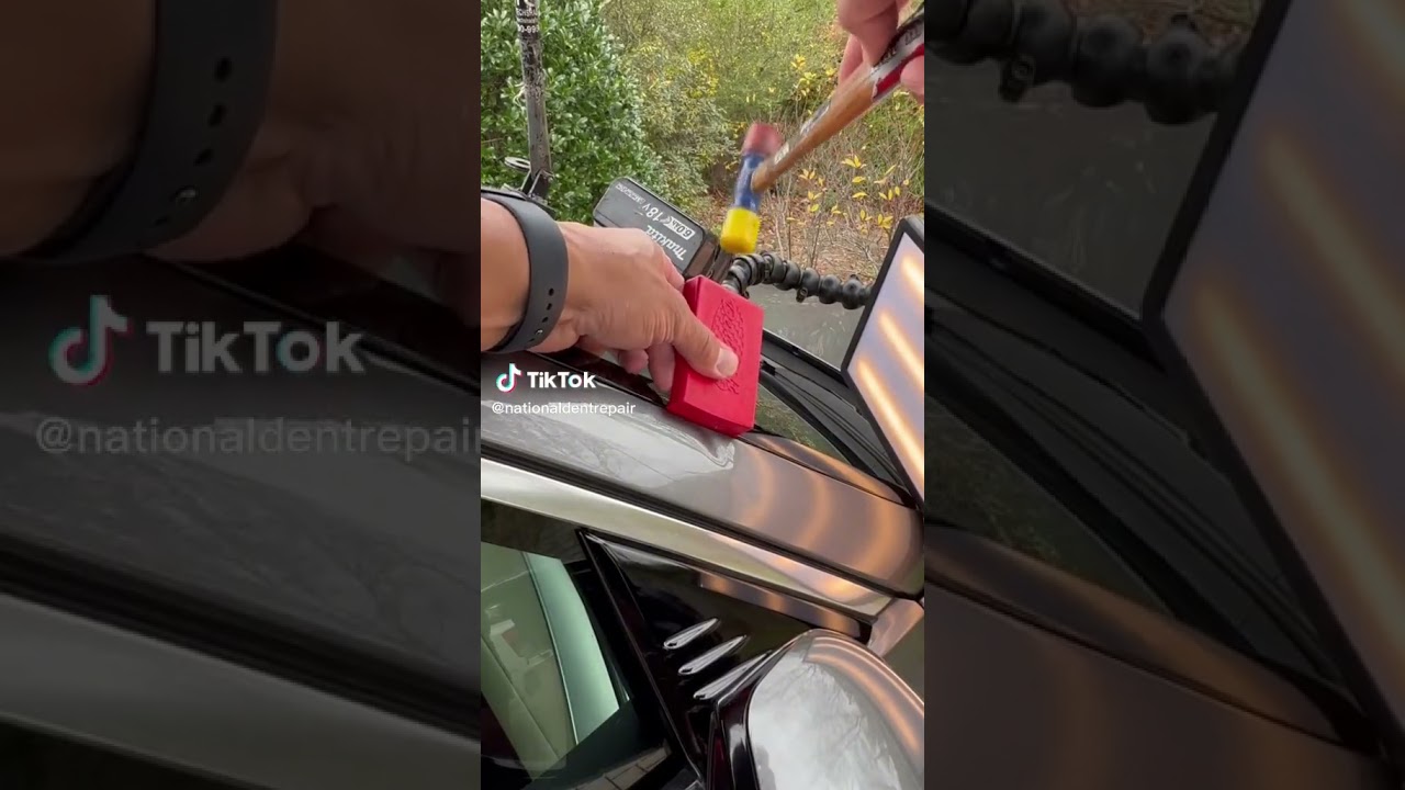 ASMR #asmrsounds #asmrvideo Dent Dollie&rsquo;s. PDR approved  #carrepair #tools #paintlessdentrepair