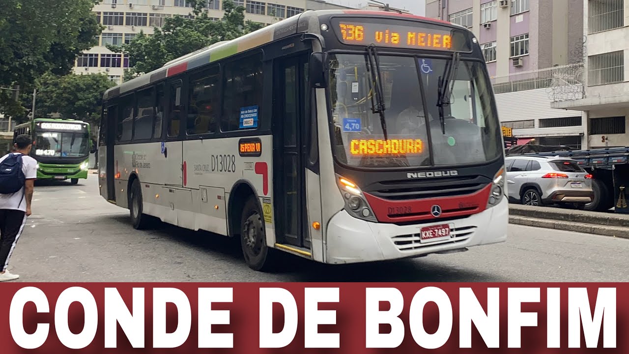 Rua Conde de Bonfim - RJ - Movimentação de ônibus #146