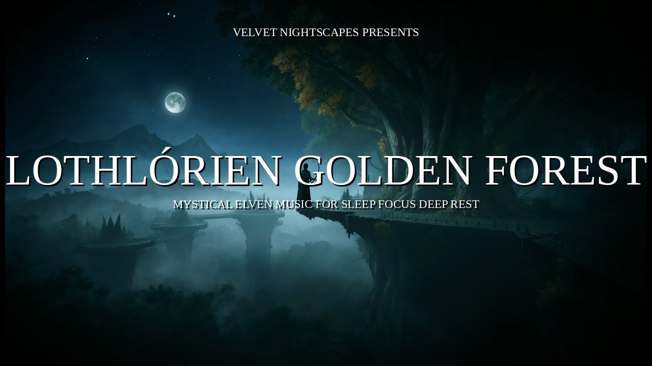 Lothlórien Golden Forest — Mystical Elven Music for Sleep Focus Deep Rest