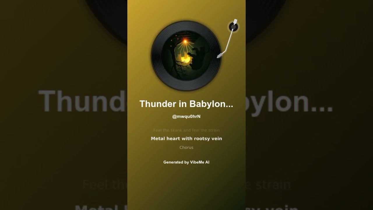 Thunder in Babylon by Ricky Frankera Albay 