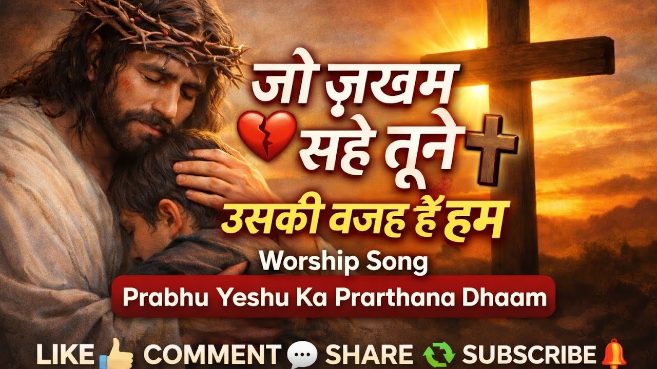 ✝️ जो ज़ख्म सहे तूने, उसकी वजह हैं हम | Yeshu Masih Song | Emotional Worship | Hindi Christian Song 