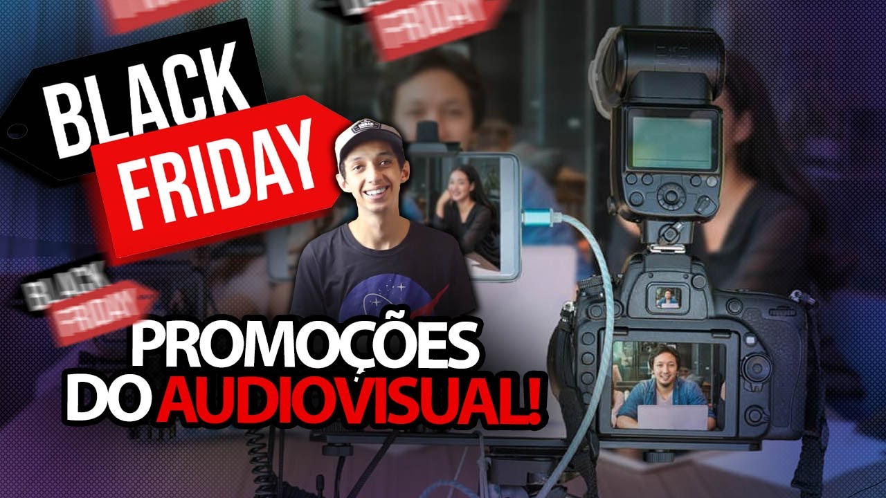 MELHORES PROMO&Ccedil;&Otilde;ES DE EQUIPAMENTOS 🎥 BLACK FRIDAY  (microfones, luz, laptops, etc)