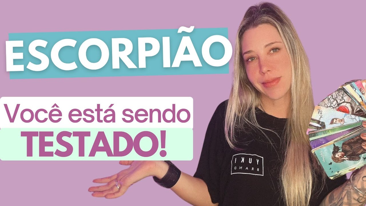 ESCORPIÃO ♏️ Alguém vai tentar te tirar do foco. Mantenha-se firme.