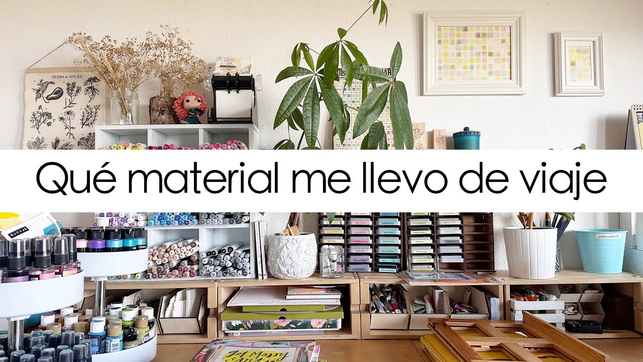 Qué MATERIAL de ARTE me llevo de viaje. Laura Inguz