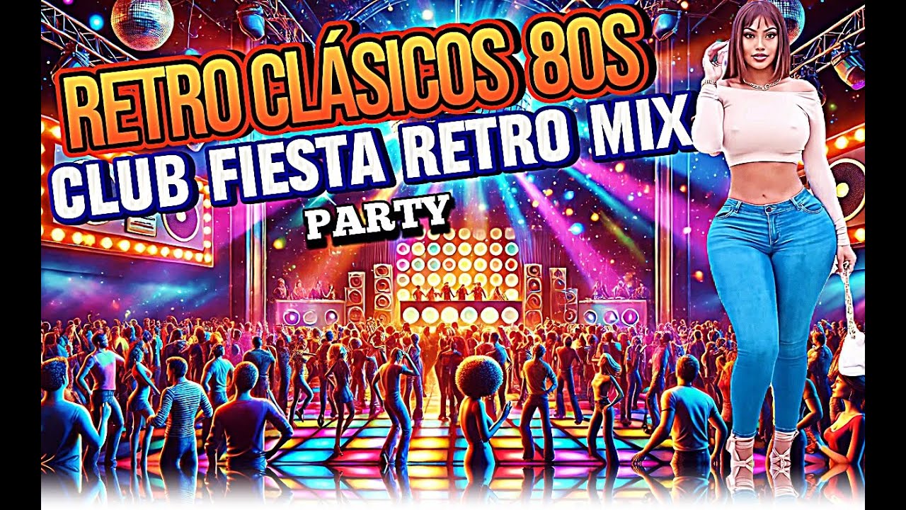 RETRO CLÁSICOS  80s✨️CLUB FIESTA RETRO MIX PARTY✨️2025✨️DJ MANGUEY LA LEYENDA