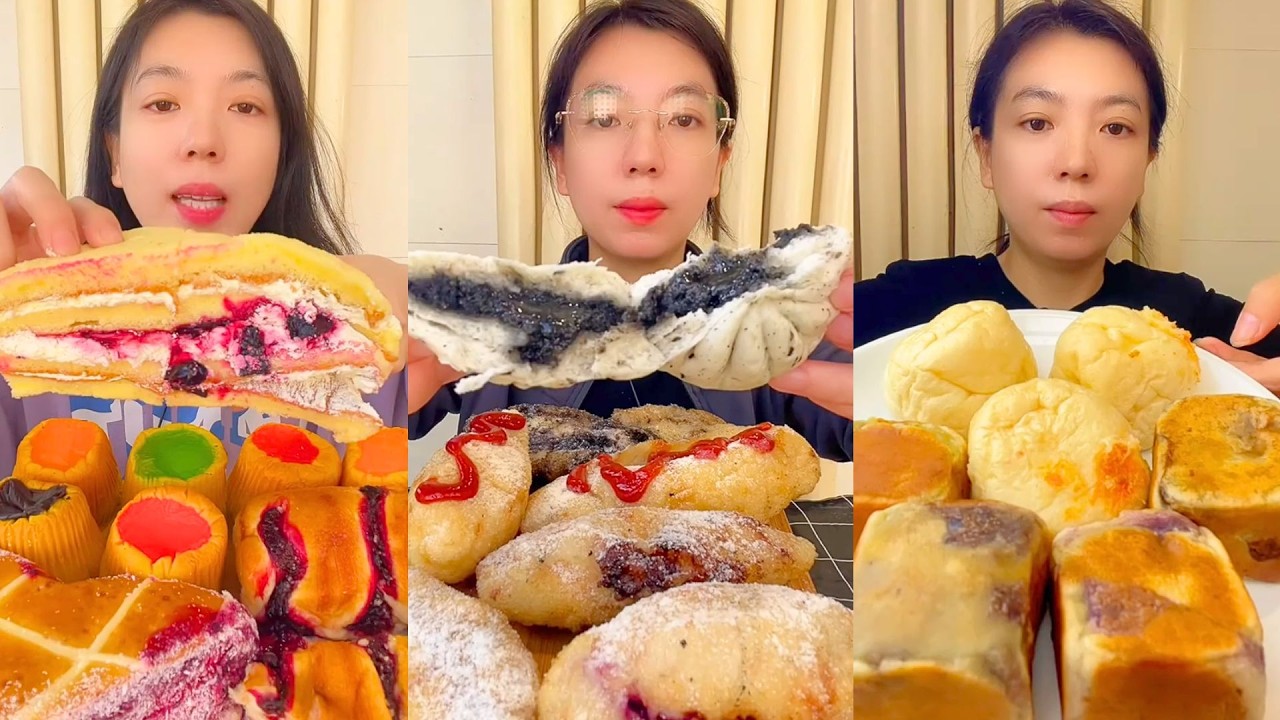 Traditional Chinese Homemade Food Eating Show | Buns Noodles & Desserts Mukbang #164
