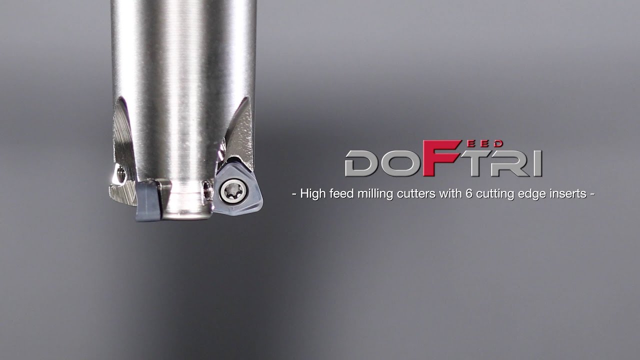 Hochvorschubfräser mit 6-schneidigen Wendeschneidplatten