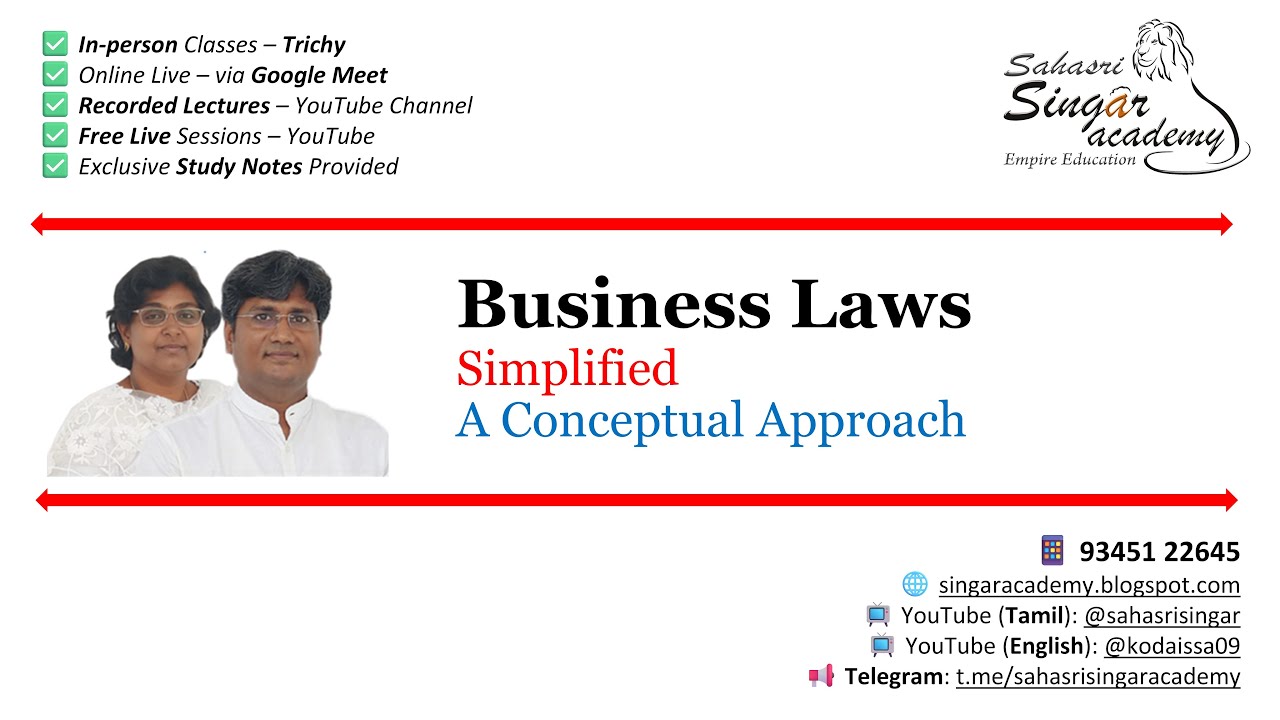 MJ26 Law - 1.7 Indian Contract Act, 1872