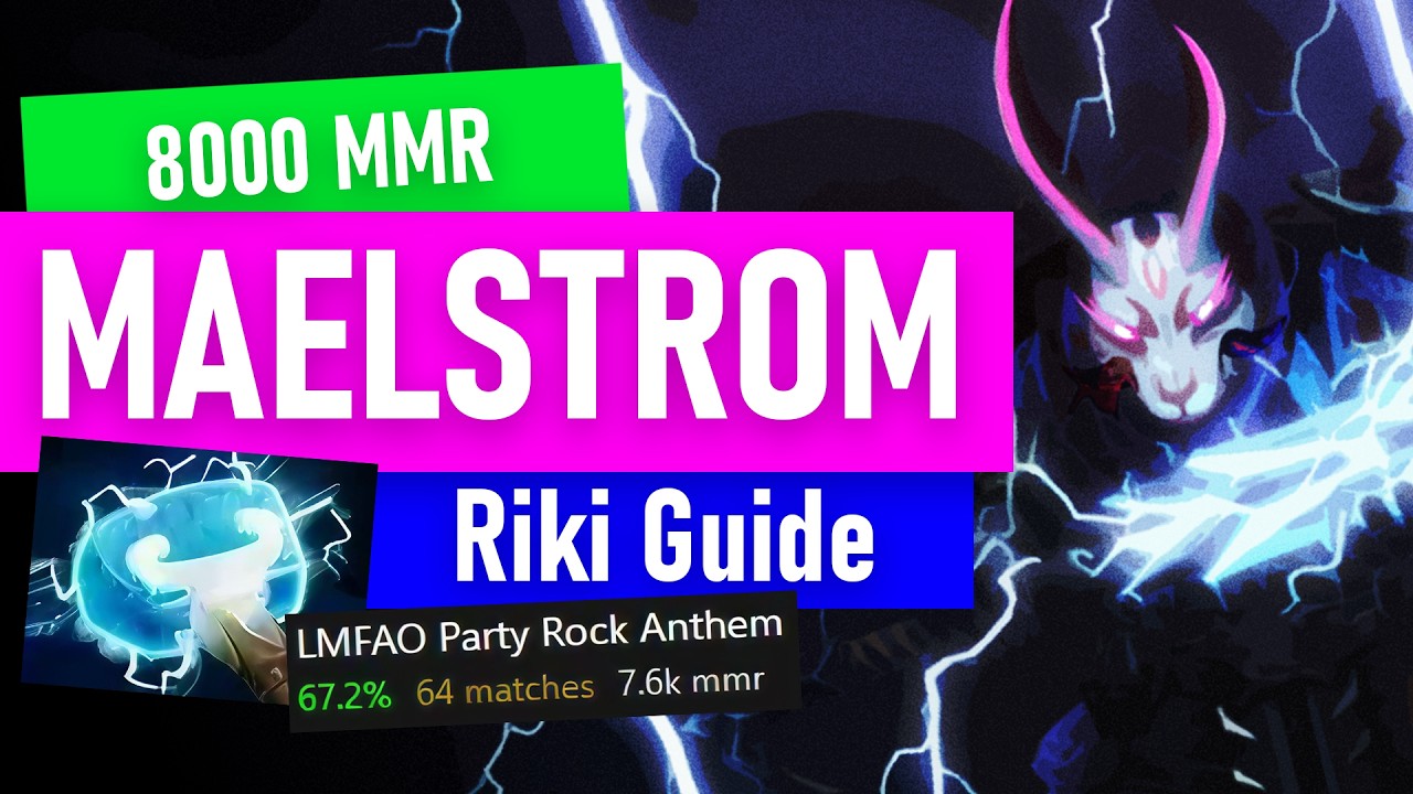 Riki Maelstrom Build Guide - The NEW 7.40 Aghs - 8K MMR