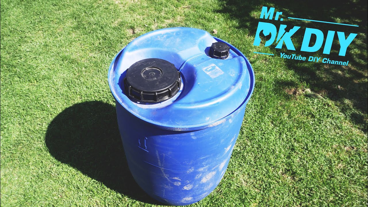 How To make Free Energy Vacuum Water Pump Without Electricity using Plastic Barrel 125L / Experiment