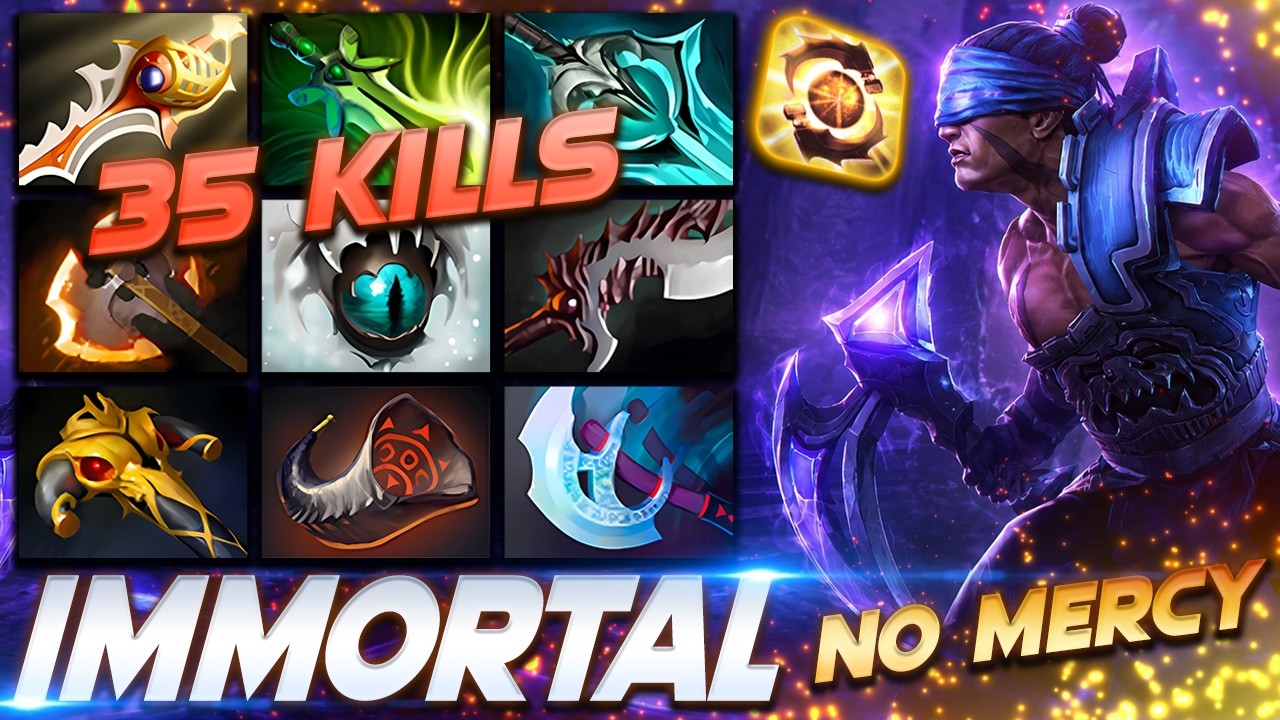 Anti-Mage 35 Frags - NO MERCY - Dota 2 Pro Gameplay [Watch & Learn]