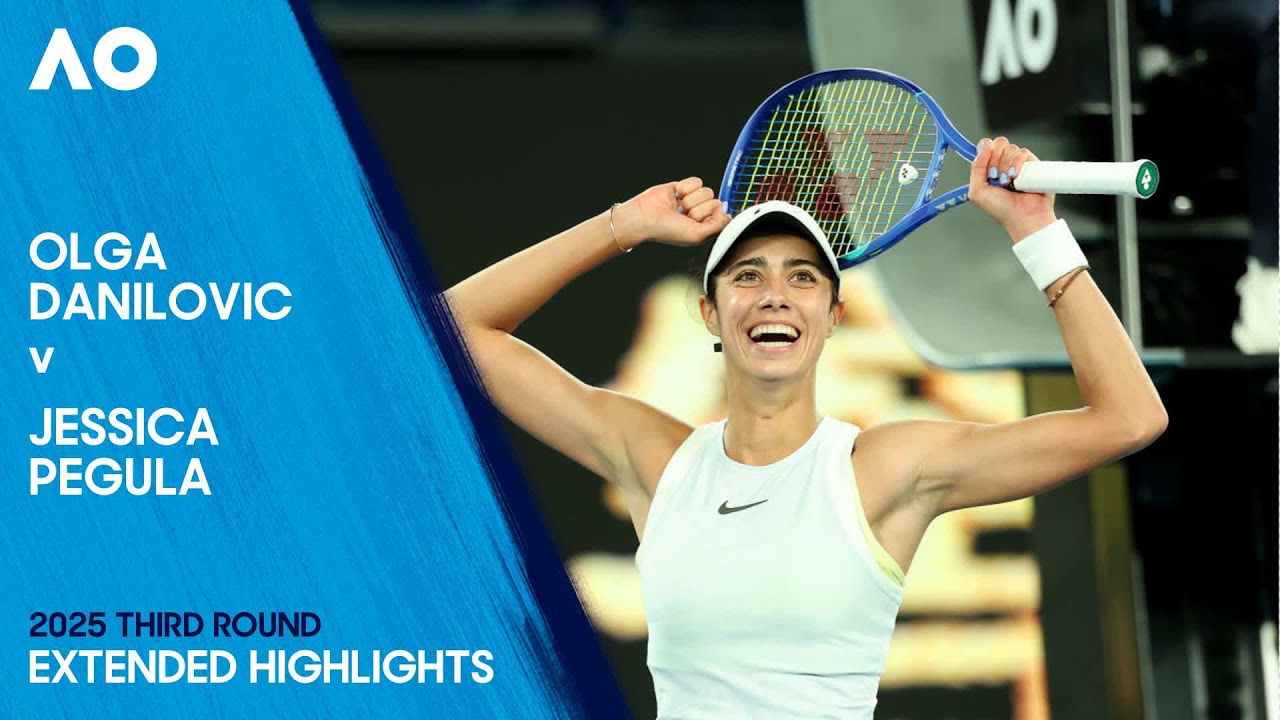 Olga Danilovic v Jessica Pegula Extended Highlights | Australian Open 2025 Third Round