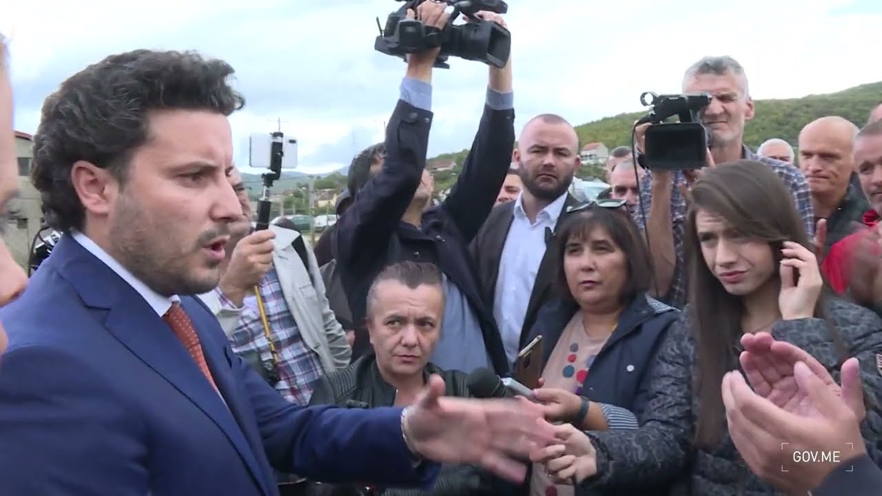 Dritan Abazović - radnici Željezare Nikšić