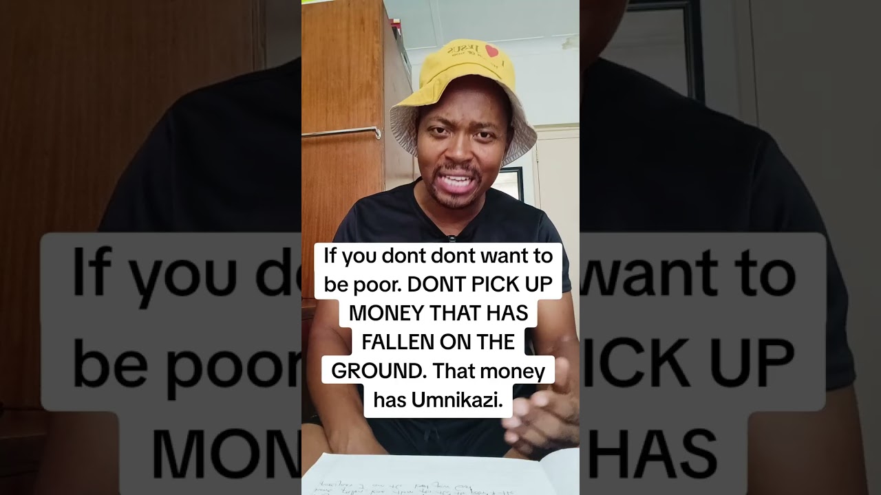 Dont pick up money on the ground