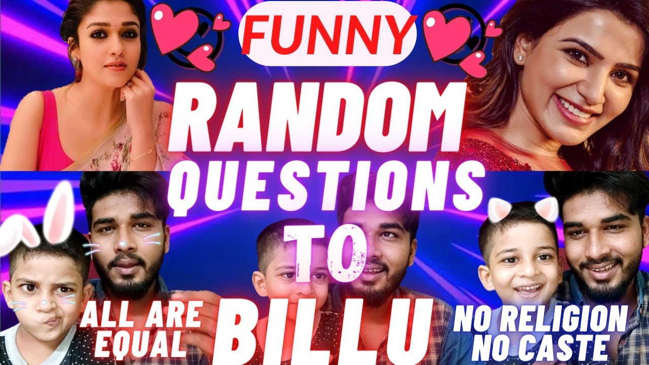 We All are One❤️ Random Question to Billu🤩😂#tamil #randomquestions #randomfacts #trendingvideo