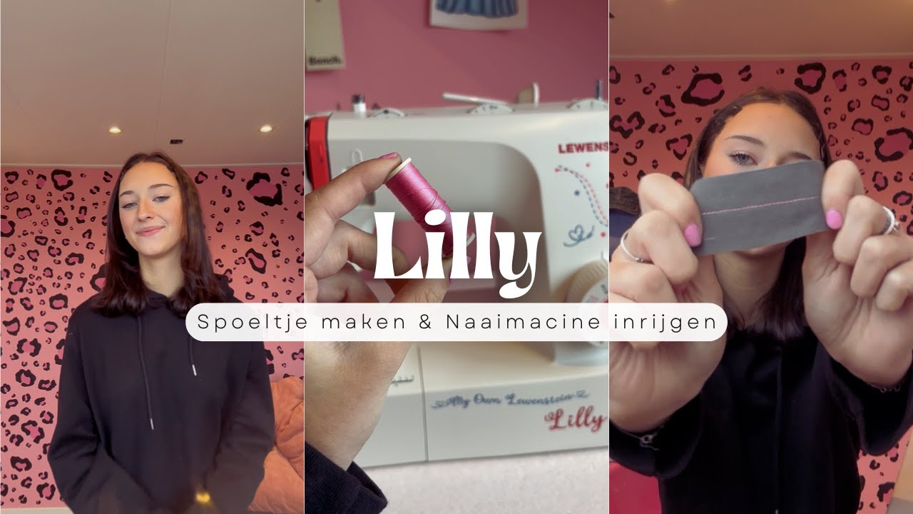 Lewenstein Lilly - Spoeltje maken en machine inrijgen met Norah