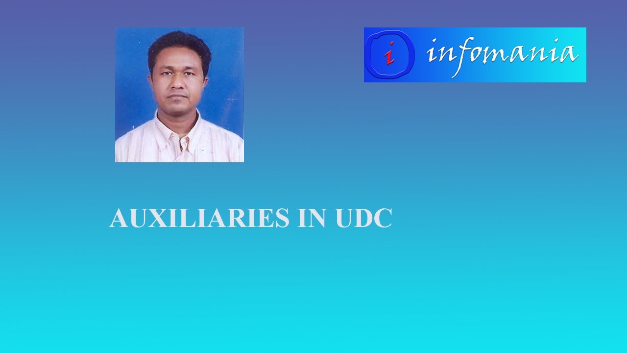 303 1 AUXILIARIES IN UDC