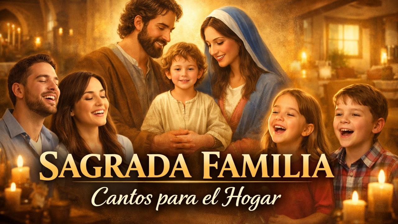 SAGRADA FAMILIA | Cantos Católicos Hermosos para el Hogar y la Familia   👨‍👩‍👧‍👦✨💖 28 de Diciembre