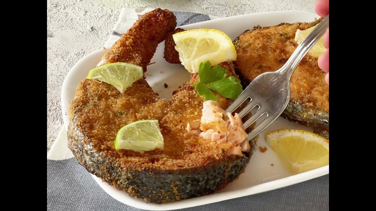 SALMONE GRATINATO AL FORNO
