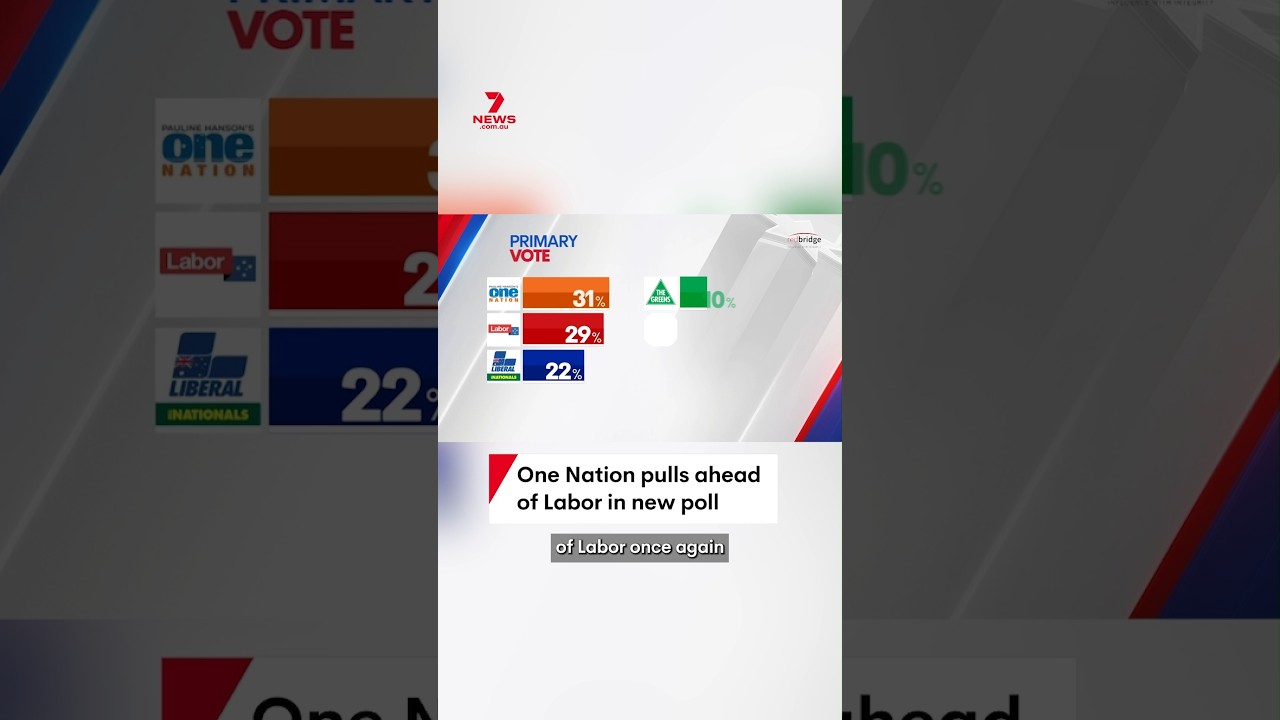 One Nation снова опережает лейбористов согласно новому опросу Redbridge