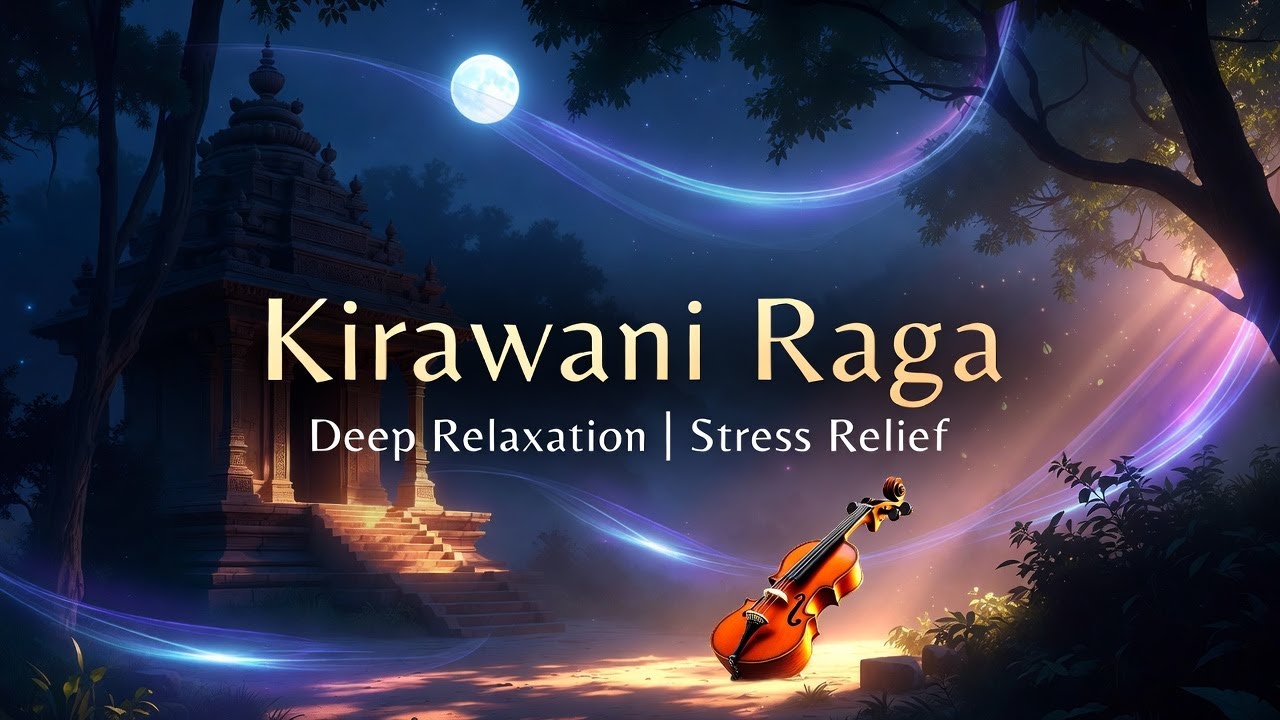 Kirawani Raga | Deep Relaxation & Stress Relief | Indian Classical Music