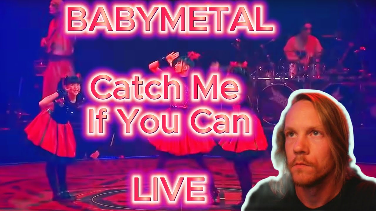 GREAT CHORUS! BABYMETAL - Catch Me If You Can LIVE (Singer Reacts)