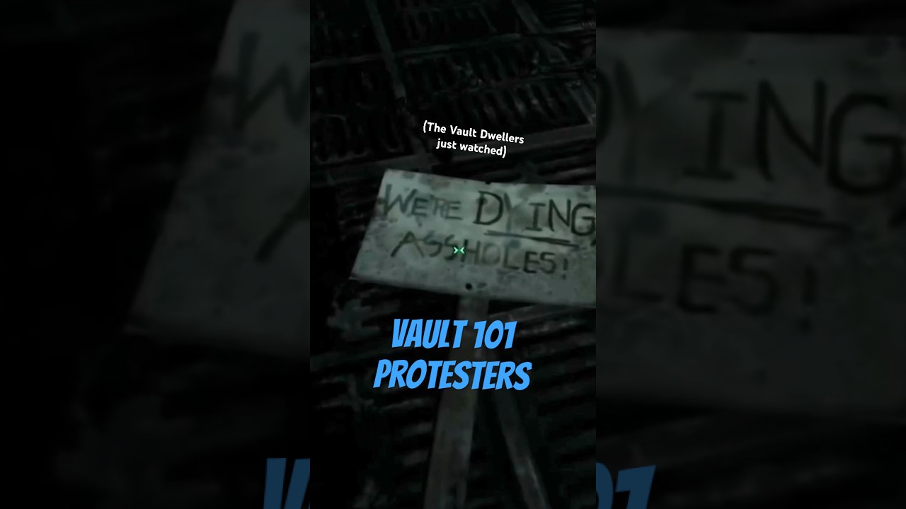 The Vault 101 protesters #fallout