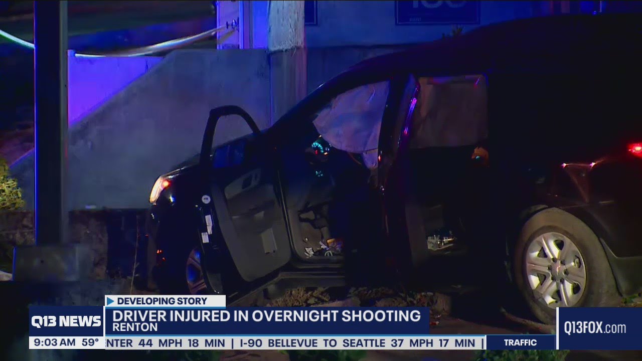 Woman shot while driving in Renton