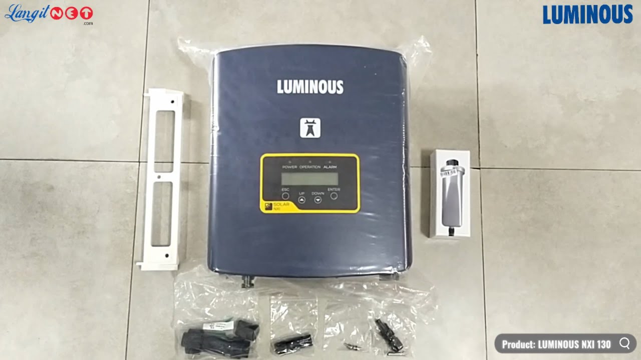 LUMINOUS NXi130 3KW Solar Grid Tie Inverter - (93120)