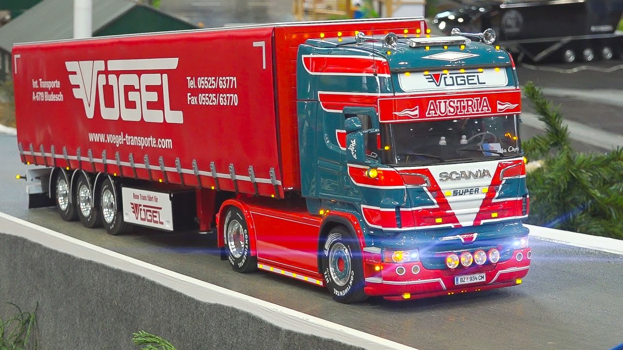 OUTSTANDING RC MODEL TRUCK COLLECTION VOL.1!! STUNNING, GREATEST RC SCANIA TRUCKS, RC MAN