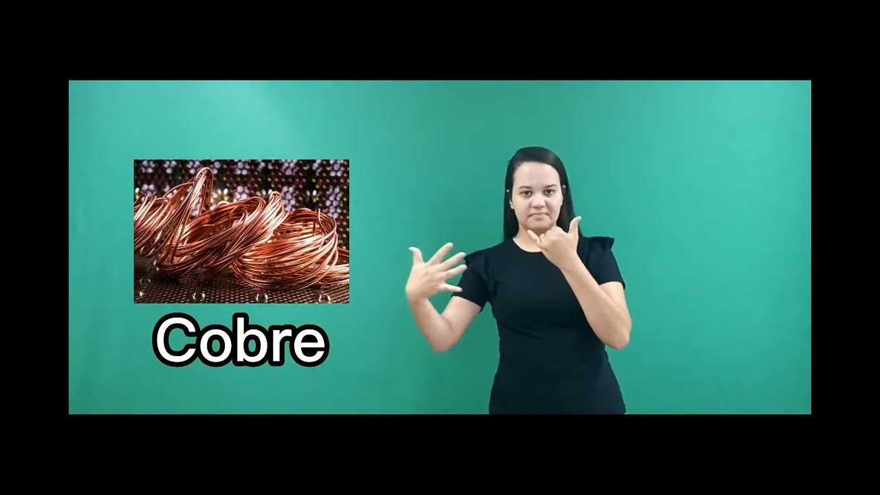 Cobre (Sinal em Libras)