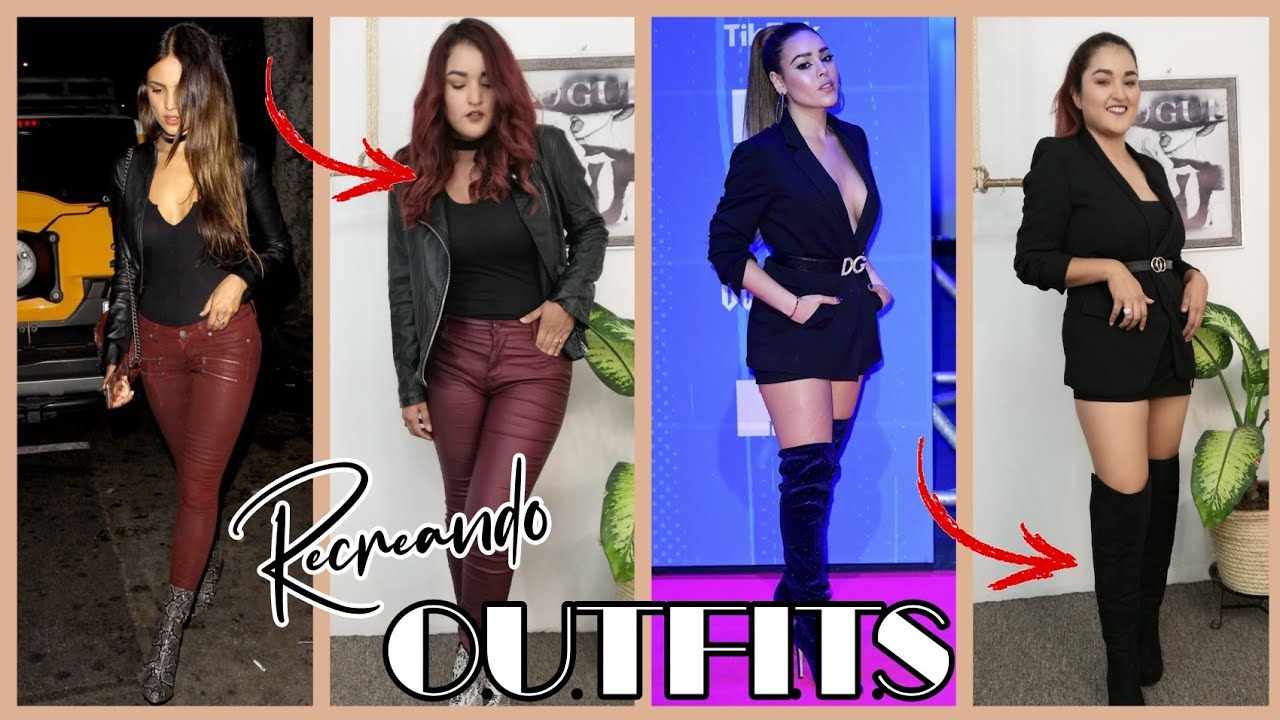 Recreando/imitando outfits de famosos con ropa de tianguis y de mi closet 😱 /Zulma Ibeth